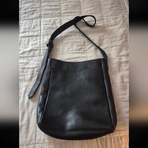 Lifetime Leather Black Crossbody Purse Bag